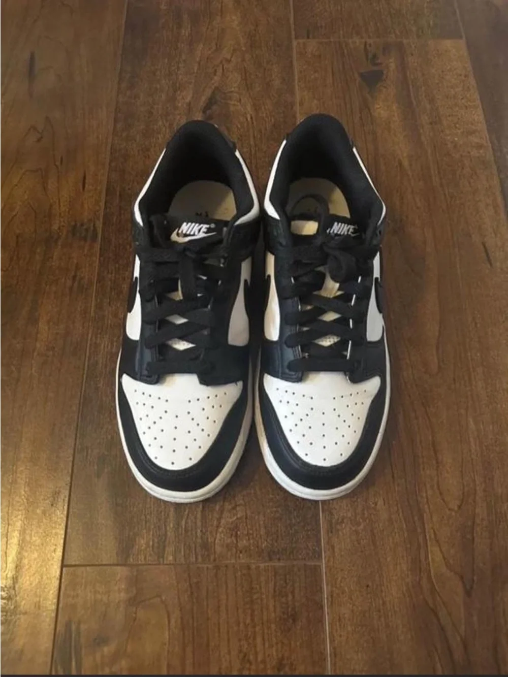 Nike Black and White Low-Top Sneakers